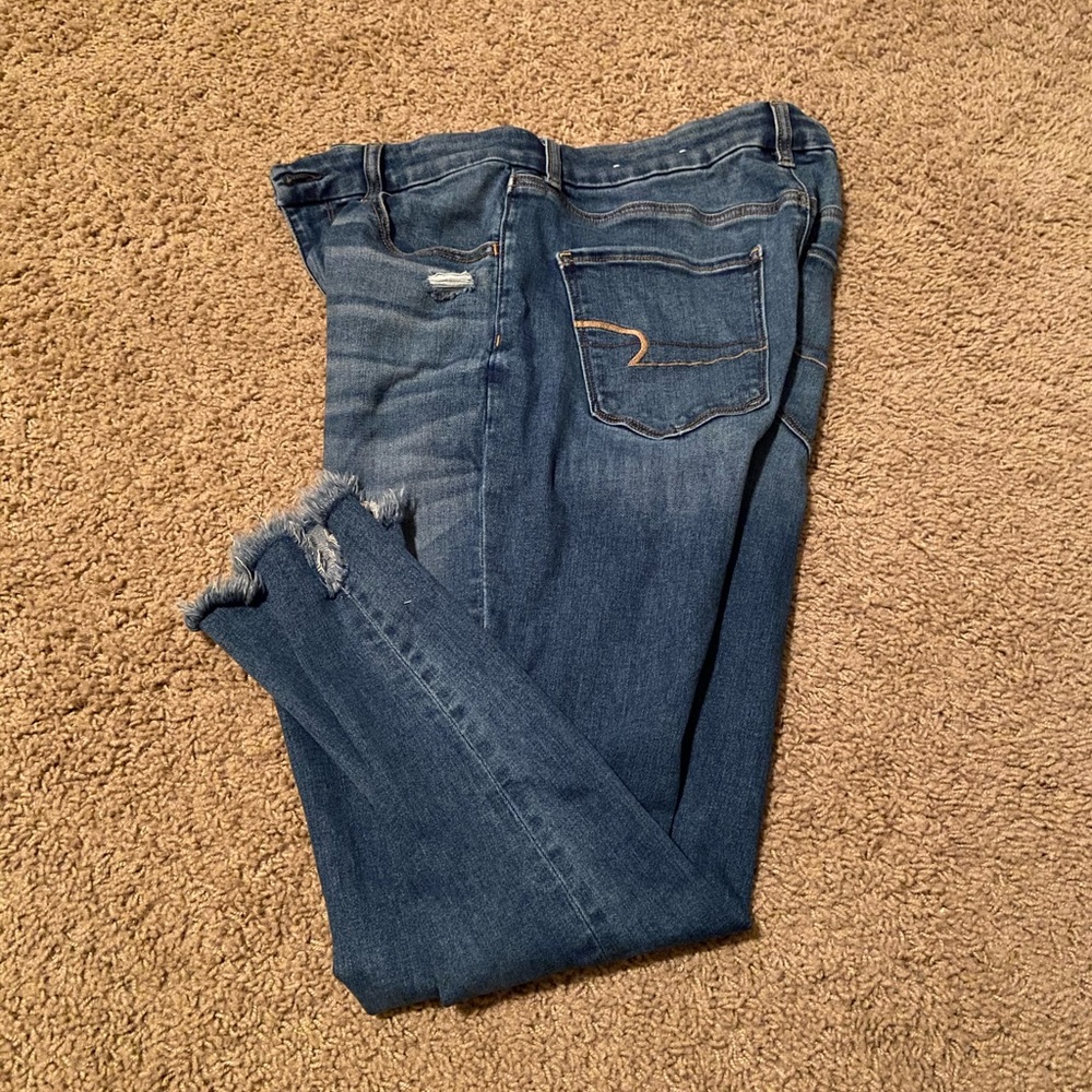 American Eagle Curvy Super Hi-Rise Jegging Crop